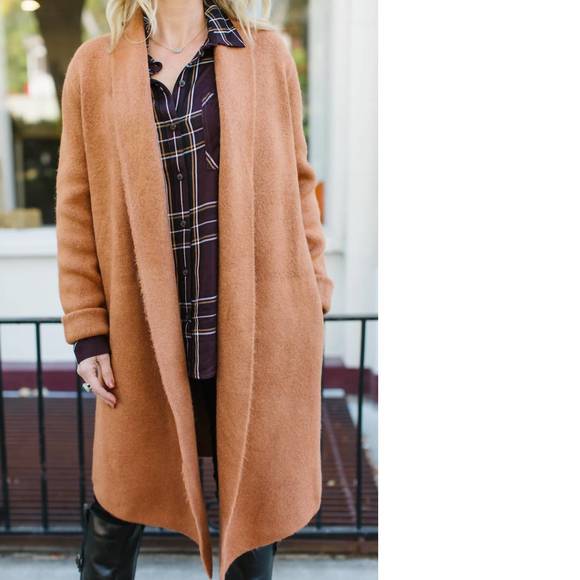 Pink Martini Sweaters Nwt Pink Martini Stockport Cardigan In Copper